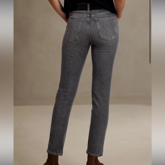 Banana Republic Slim Jean Charcoal Gray Wash 25 - Picture 2 of 13